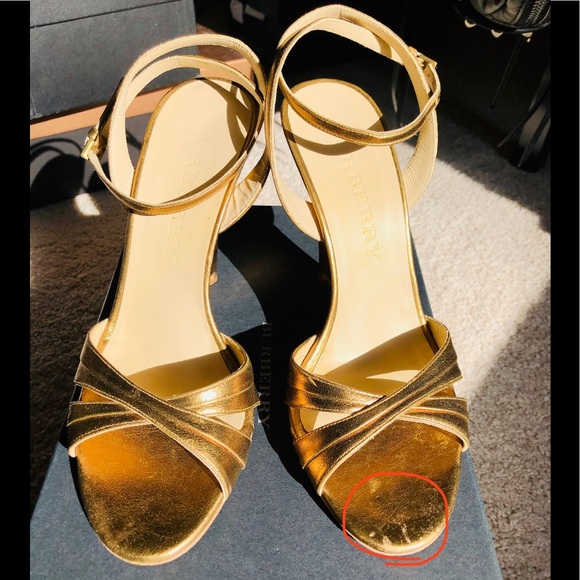 💯Authentic Burberry wedge sandals - Picture 2 of 8